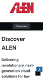 Mobile Screenshot of alen-usa.com